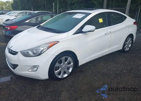 2013 Hyundai Elantra Limited из США, поврежденный, VIN 5NPDH4AE6DH153292